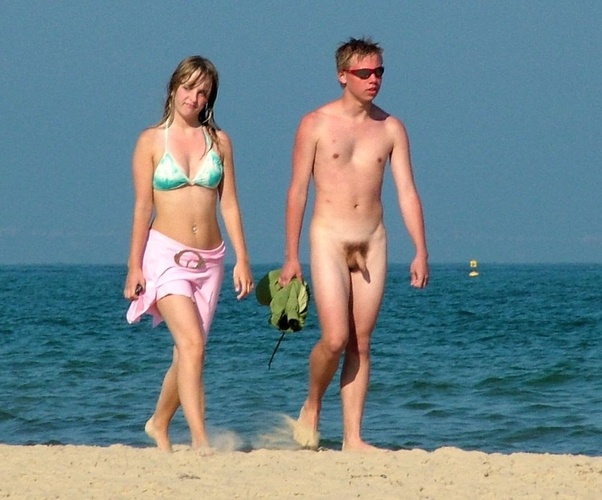 naked male and female