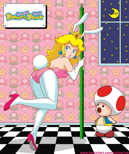 Super Sexy Princess Peach grey anal