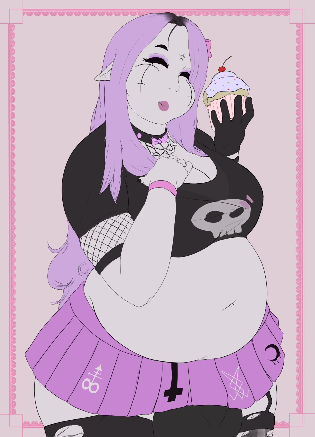 cheryl canvin recommends chubby pastel goth pic