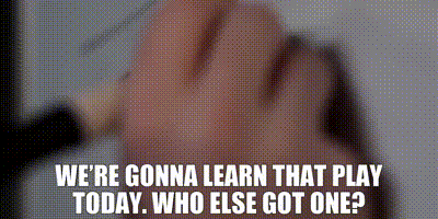 ben guinn recommends you gonna learn today gif pic