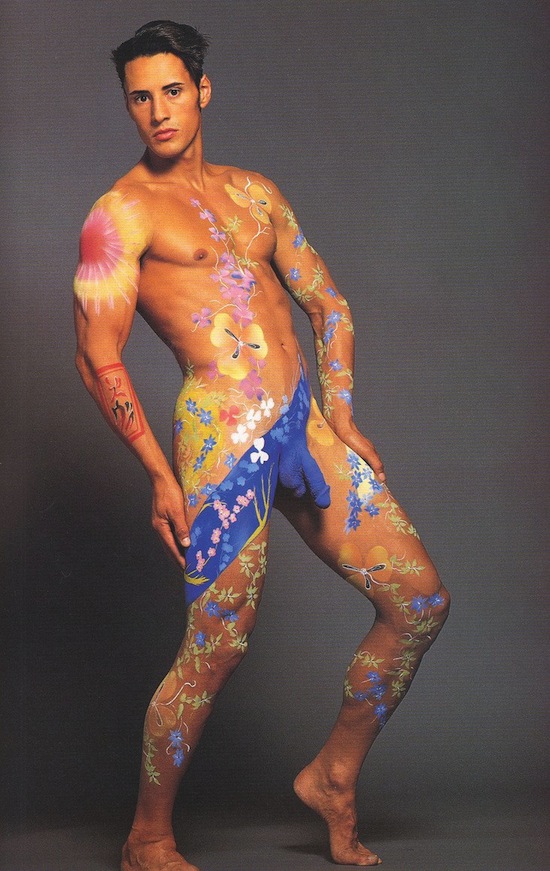 davin price share body paint models nude photos