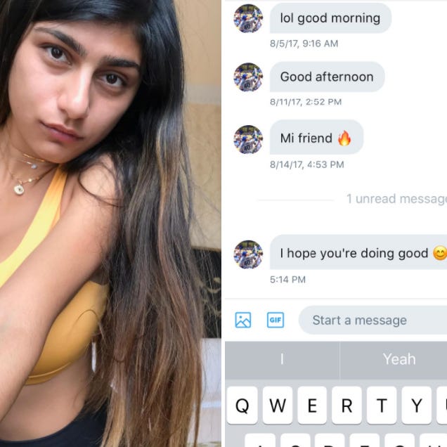 Best of Mia khalifa porn twitter