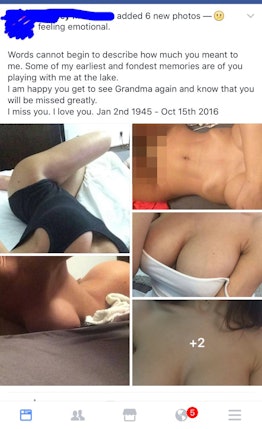Best of Accidental nude on facebook