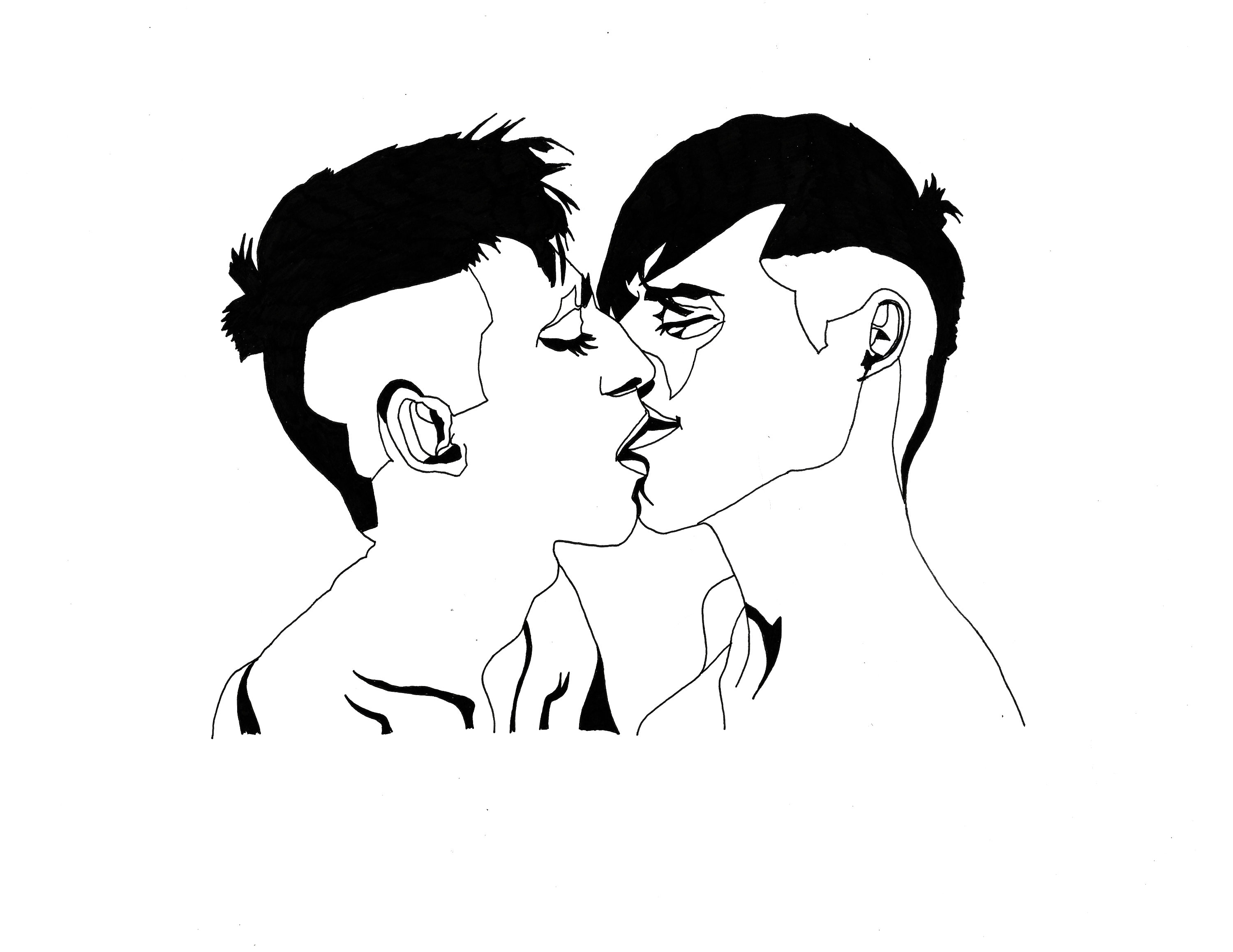 arlene batac recommends men kissing men tumblr pic