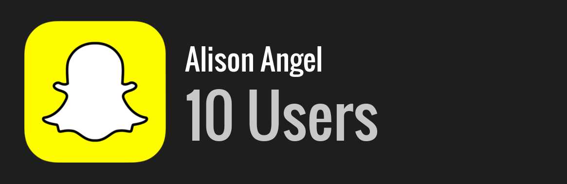 david urbon recommends Alison Angel Snapchat