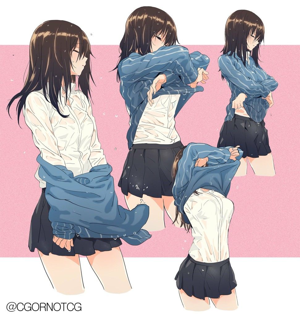 aneta arsoska add anime girl taking off shirt photo
