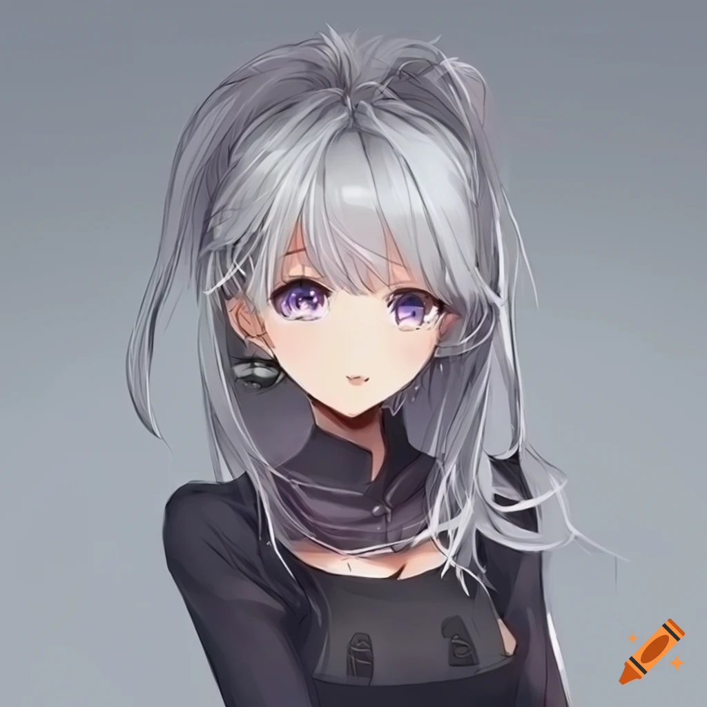 diana ignat recommends anime gray haired girl pic