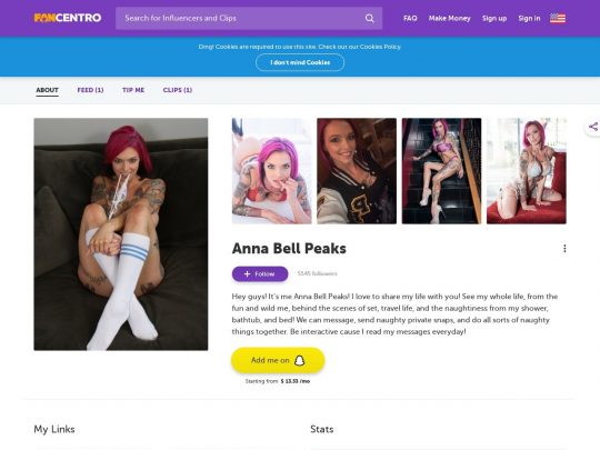 david galnares recommends anna bell peaks snapchat pic