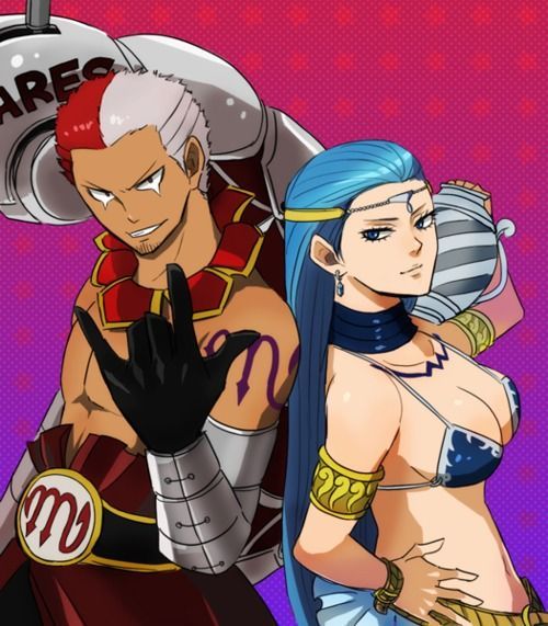 aquarius and scorpio fairy tail