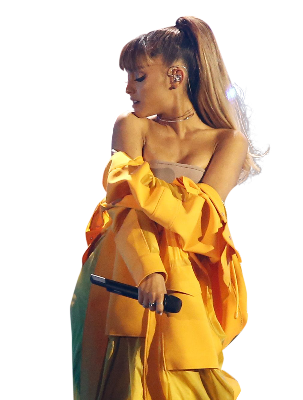 ariana grande yellow dress