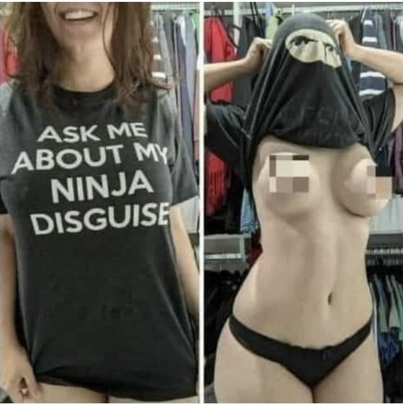 allison dawkins recommends ask me about my ninja disguise boobs pic
