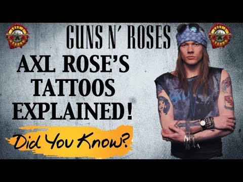 amber nicole williams recommends Axl Rose Tattoos