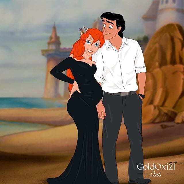 pictures of ariel and prince eric