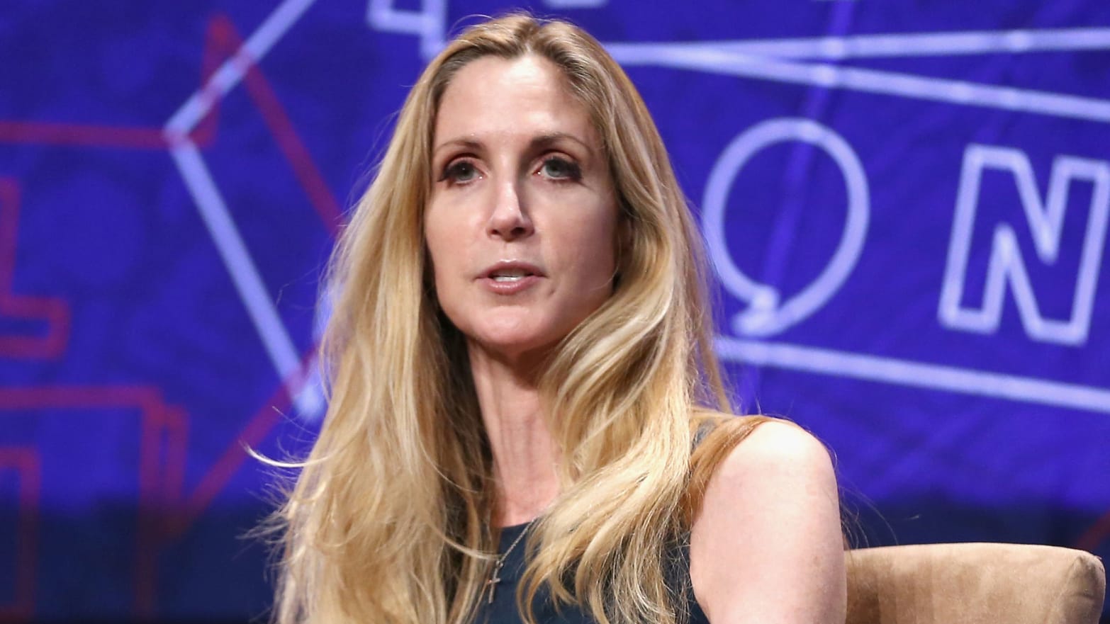 Ann Coulter Nip Slip gets spanking