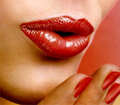 images of lips blowing a kiss
