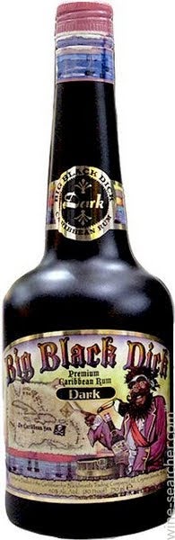 Big Black Dick Dark Rum caribbean miho