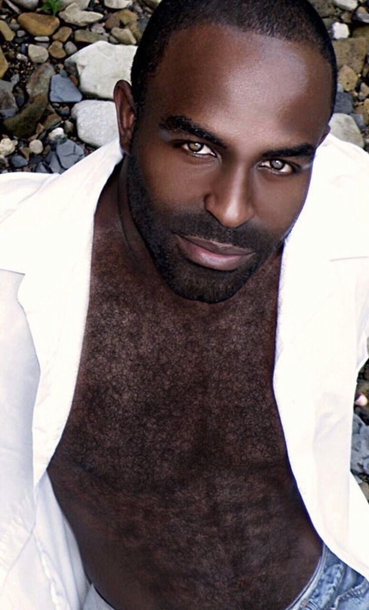 black and hairy men