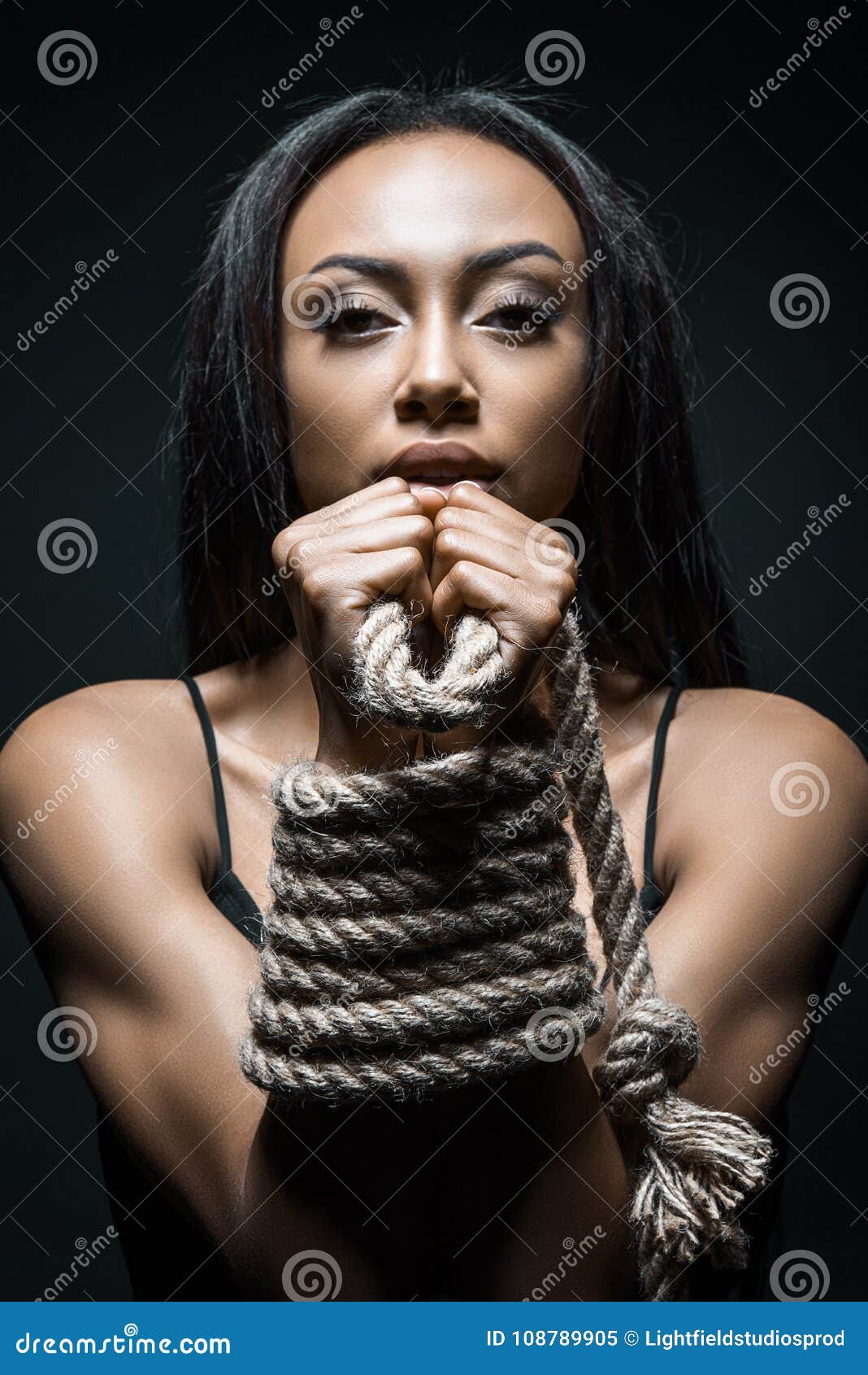Best of Black woman tied up