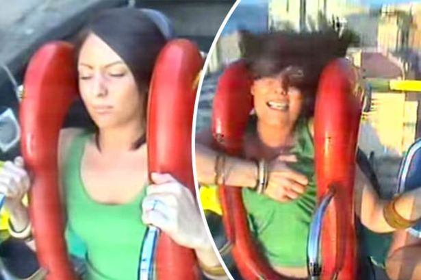 craig perley share boobs fall out on roller coaster photos