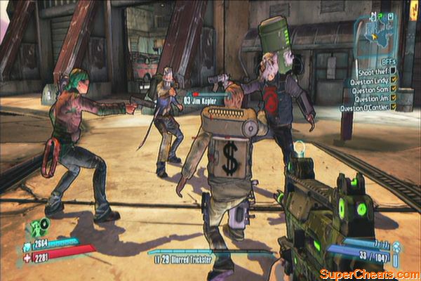 borderlands 2 bffs who is the thief