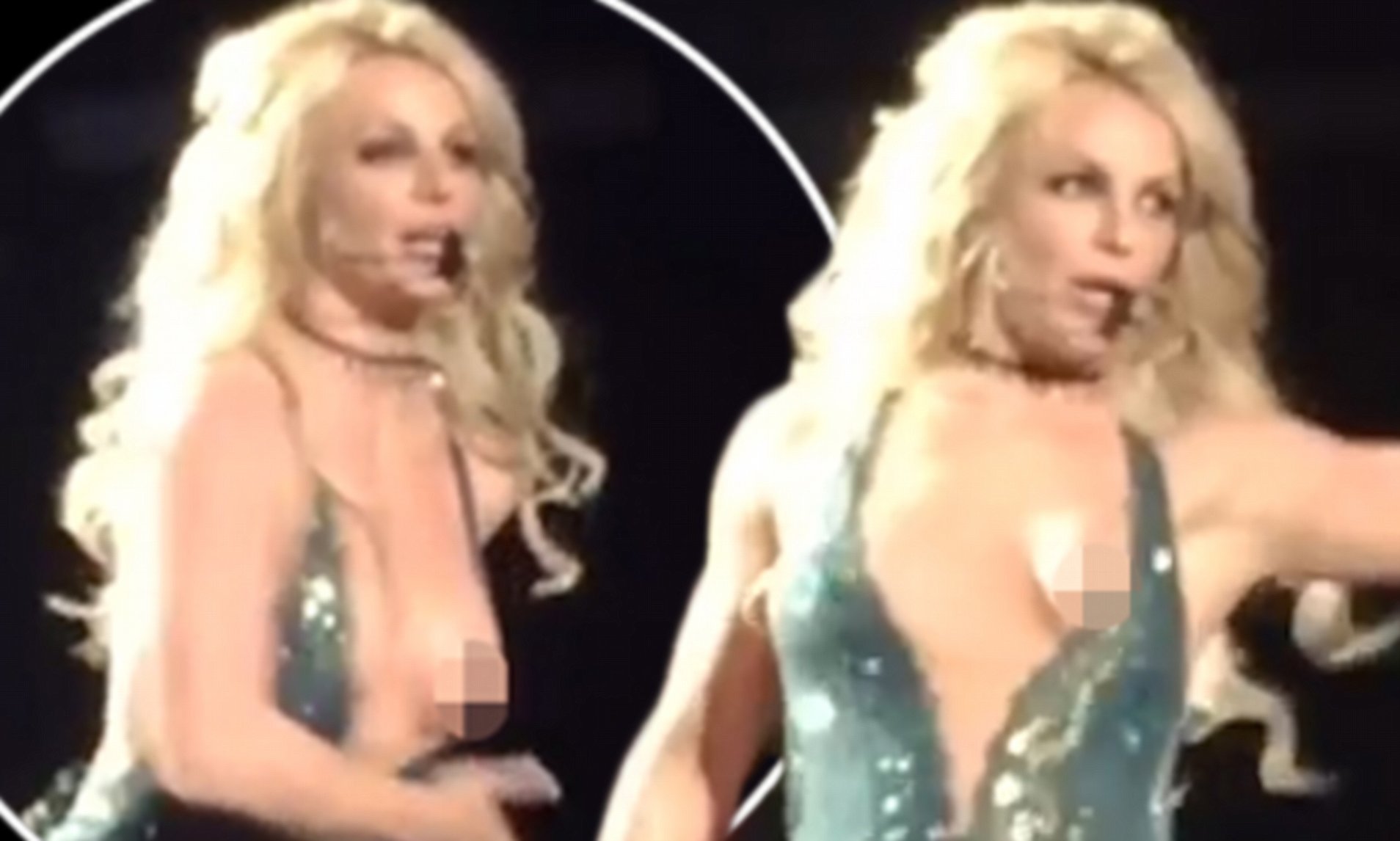 britney spears boob slip