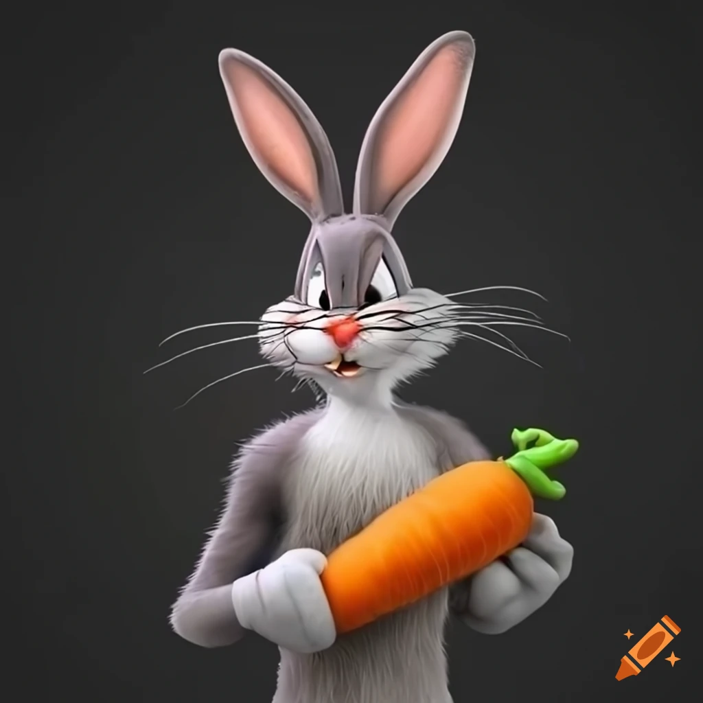 ashwin kp add photo bugs bunny 3d model