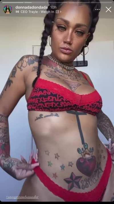 Best of Donna from black ink nude