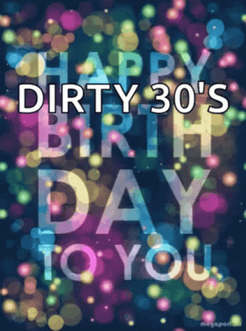 Happy Dirty 30 Birthday Gif door hagerstown