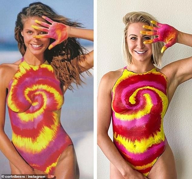 brian docouto recommends hottest body paint swimsuits pic