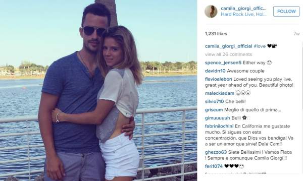 bruce bickford share camila giorgi husband photos