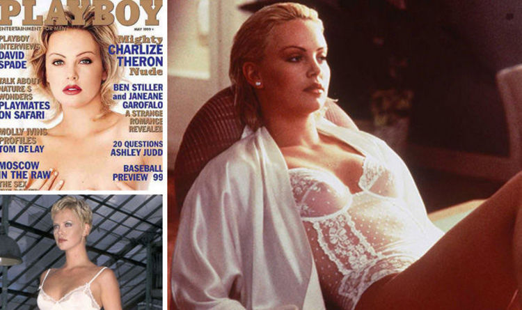 charlize theron playboy may 1999