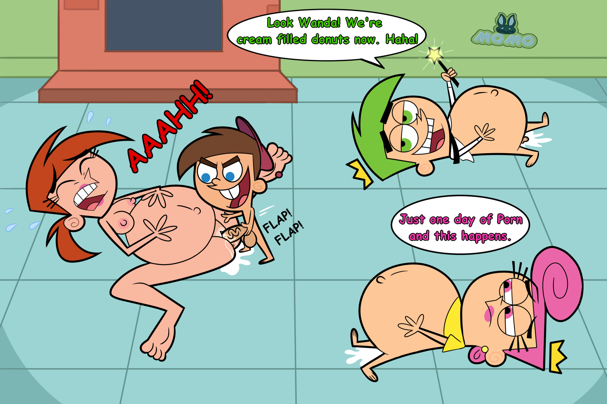 Best of Cosmo and wanda porn