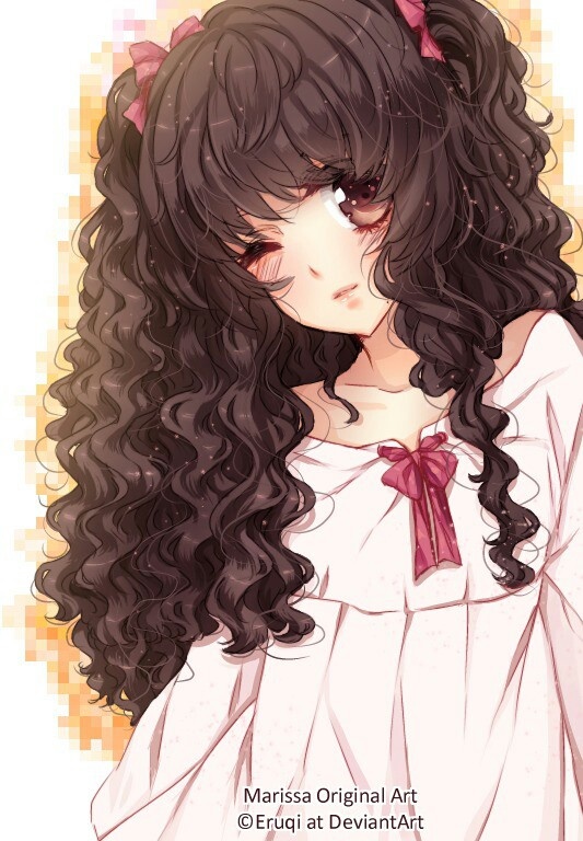 Curly Hair In Anime nm escorts