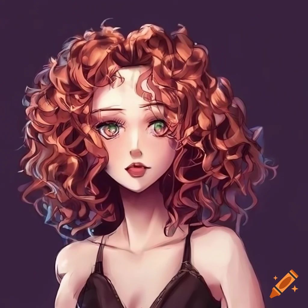 david rade recommends curly hair in anime pic
