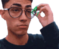adina georgescu recommends Nerd Pushing Up Glasses Gif