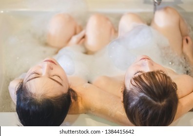 Hot Lesbians In Bathroom and tmb