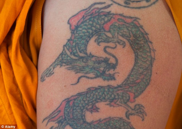 Best of Dragon tatto on penis
