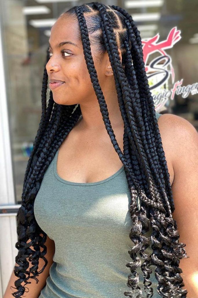 allan francis recommends coi leray braids with curly ends pic