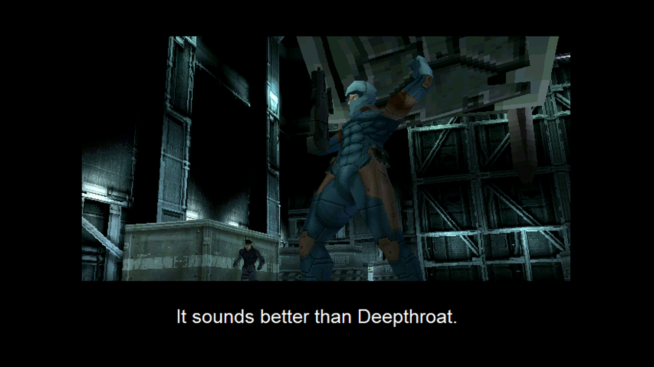 bethany carruthers recommends Deepthroat Metal Gear Solid