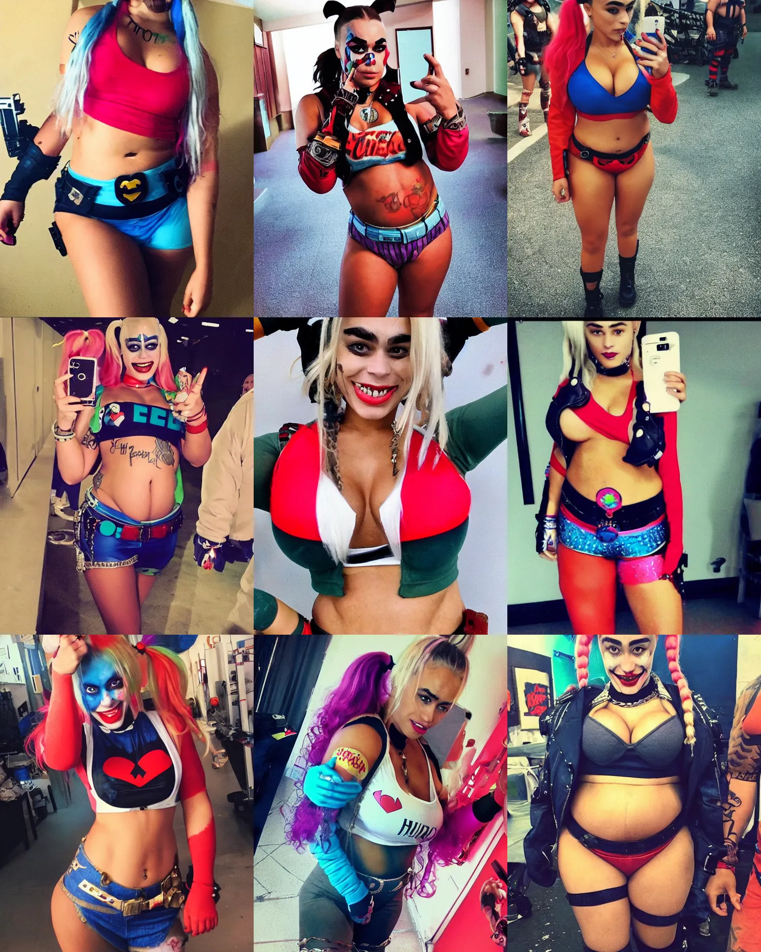 claire charron recommends fat harley quinn suicide squad pic