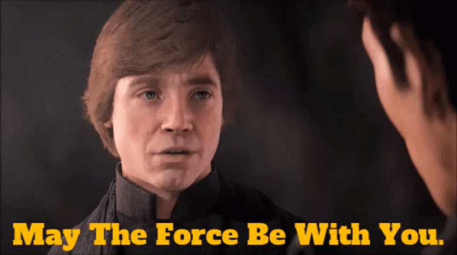 Best of Star wars may the force be with you gif