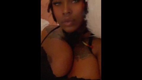 ebony nipple slip