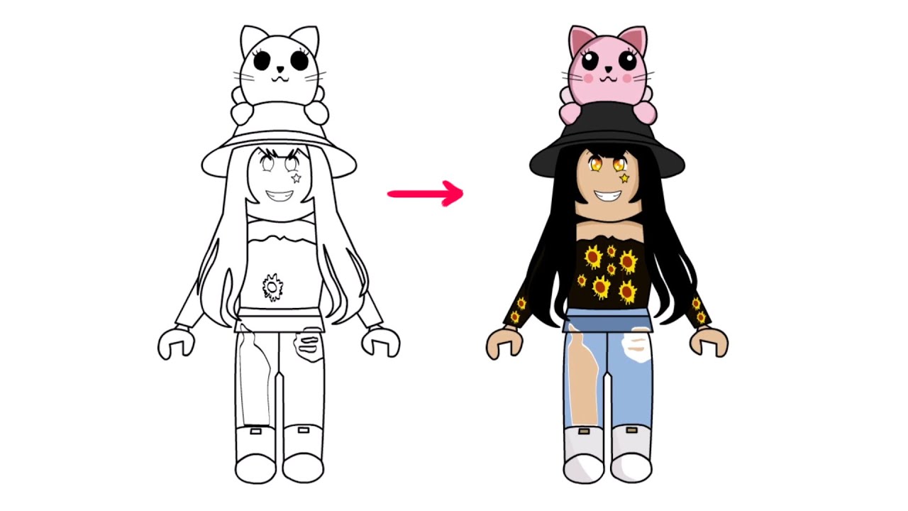 cole harvie recommends How To Draw A Roblox Character Girl