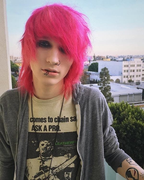 dhanwant singh recommends emo boy pink hair pic
