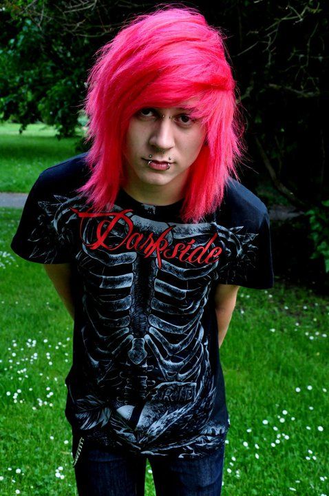 donald rawls add emo boy pink hair photo