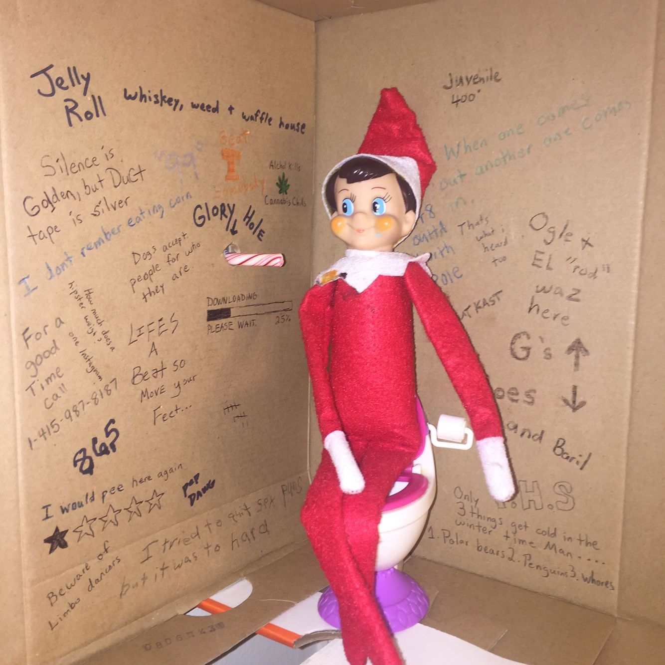 alisha archie add elf on the shelf glory hole photo