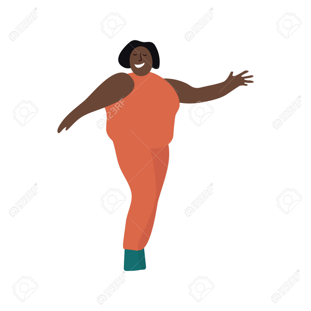 austin fang add photo fat black woman dancing