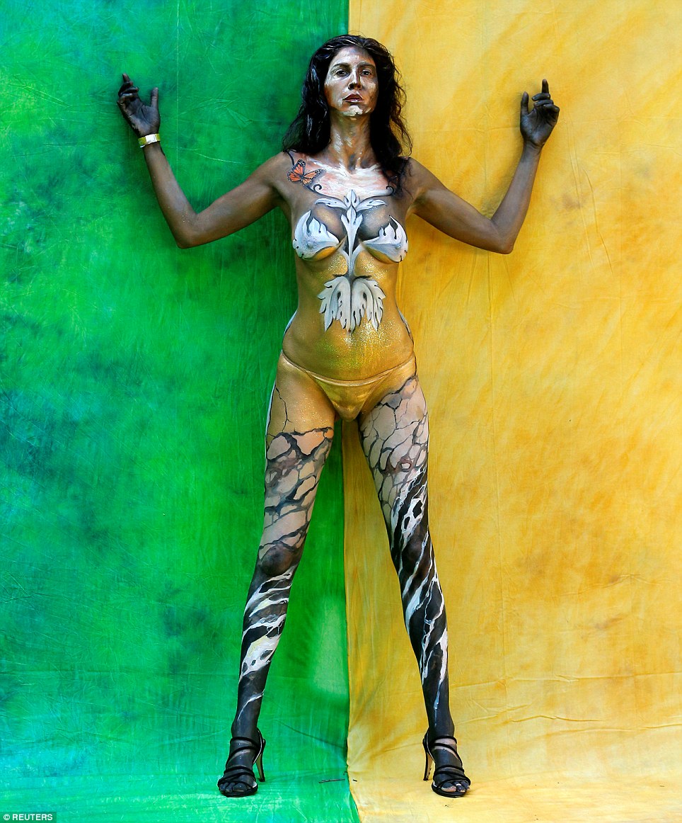 alejandra radillo recommends female body painting festival pic