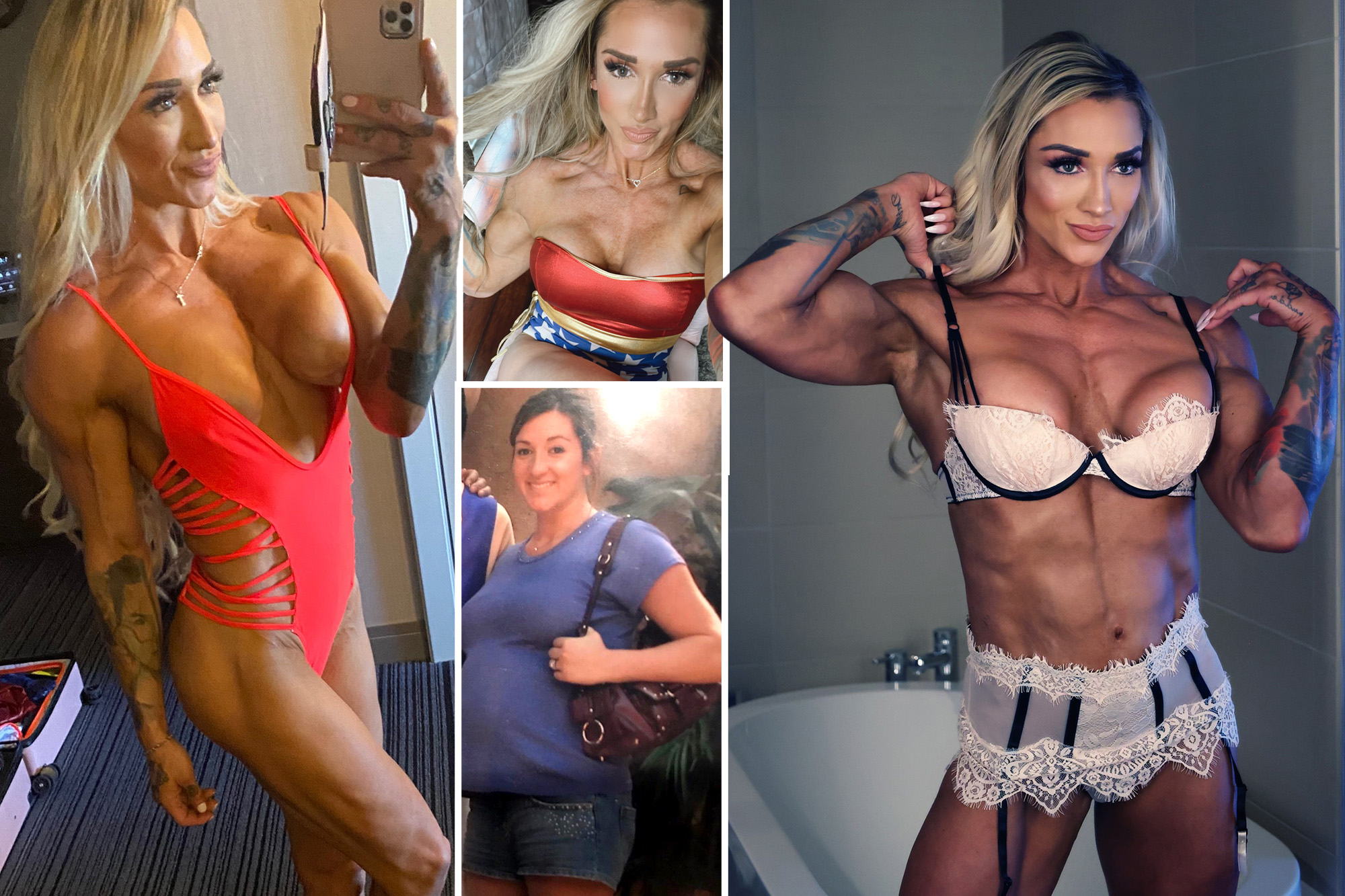 female bodybuilder muscle worship