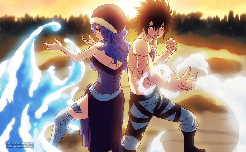 fairy tail juvia and gray